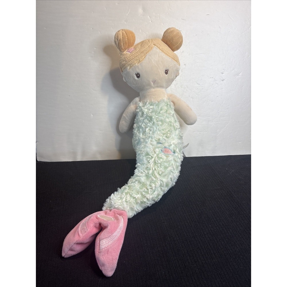 Douglas Baby Mermaid Plush Doll 18" Green Pink Stuffed Animal 6515